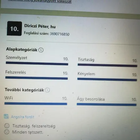 Appartement Edina Vendeghaz-gyenesdias