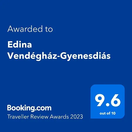 Appartamento Edina Vendégház-gyenesdiás